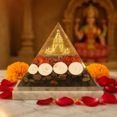 Fortune Flow – Lakshmi Yantra Pyramid