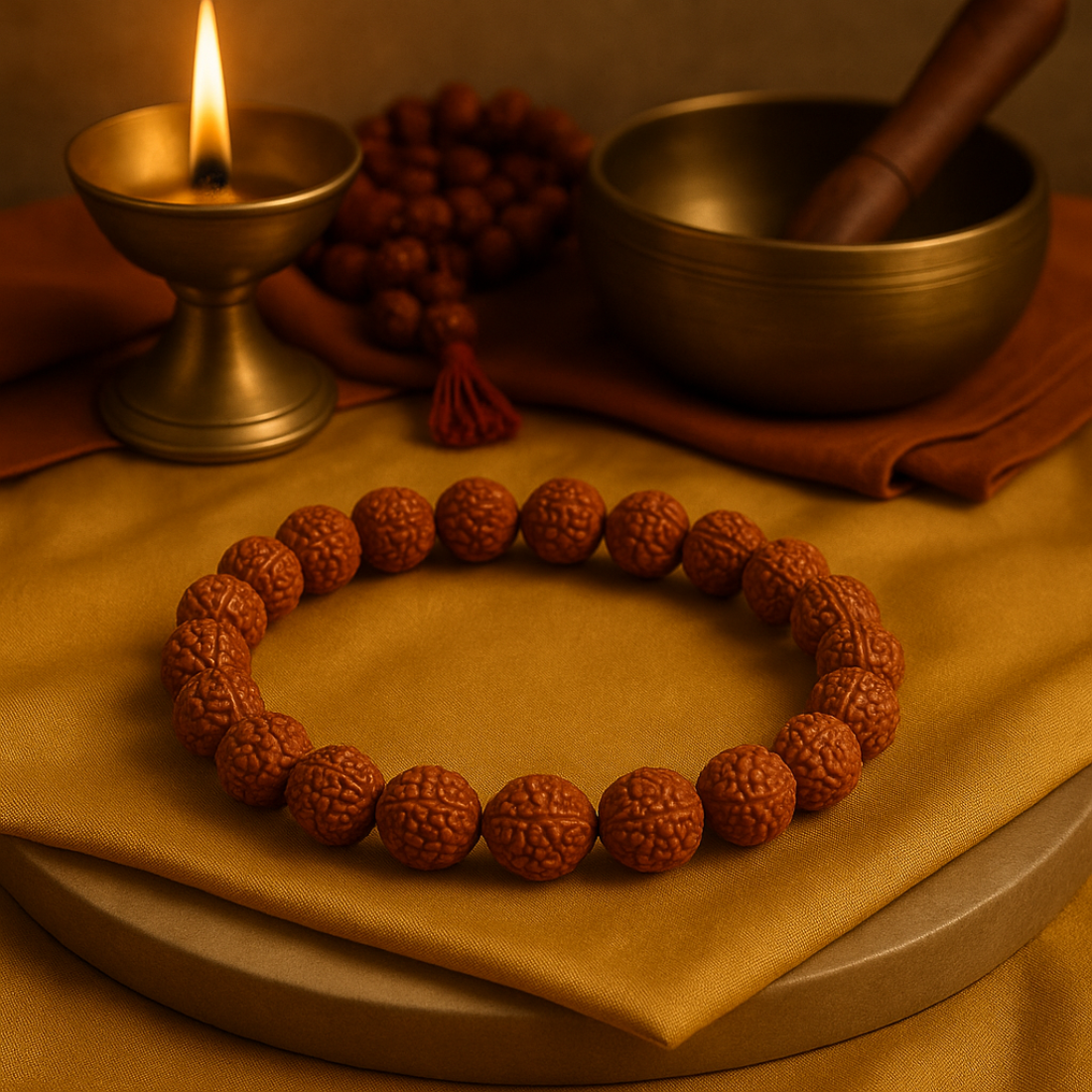 Sacred Harmony – Rudraksh Bracelet