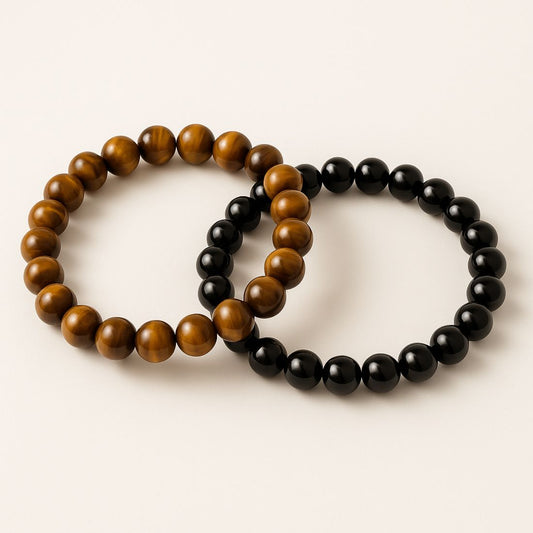 Fearless Shield – Black Tourmaline × Tiger Eye