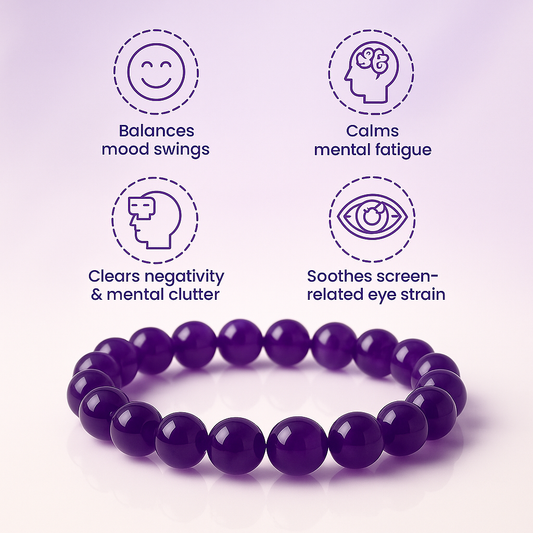 Celestial Calm – Amethyst Bracelet
