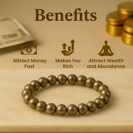 Golden Shield – Pyrite Bracelet