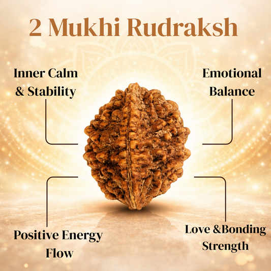 2 Mukhi Rudraksha