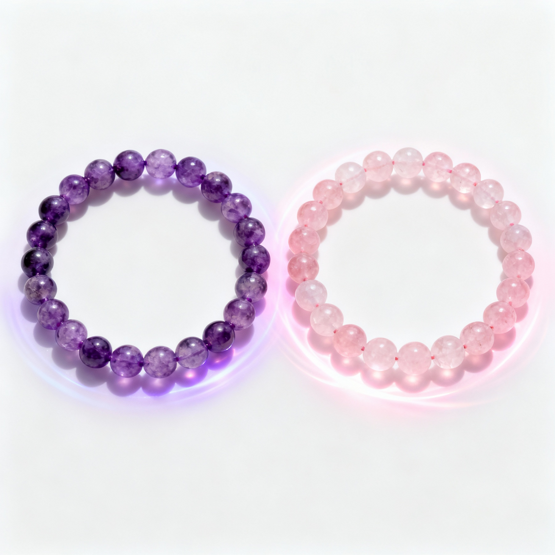 Heart & Harmony – Rose Quartz × Amethyst