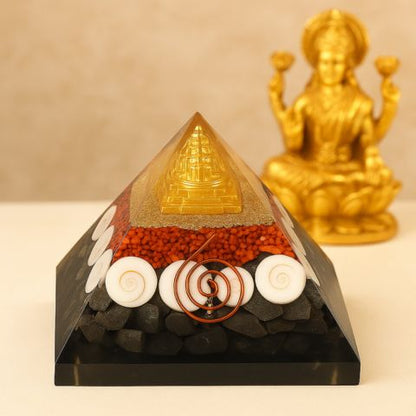 Fortune Flow – Lakshmi Yantra Pyramid