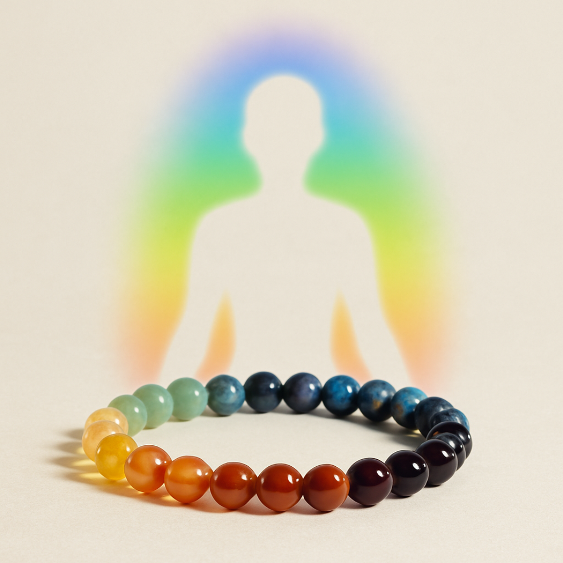 Rainbow Energy – Real 7 Chakra Bracelet