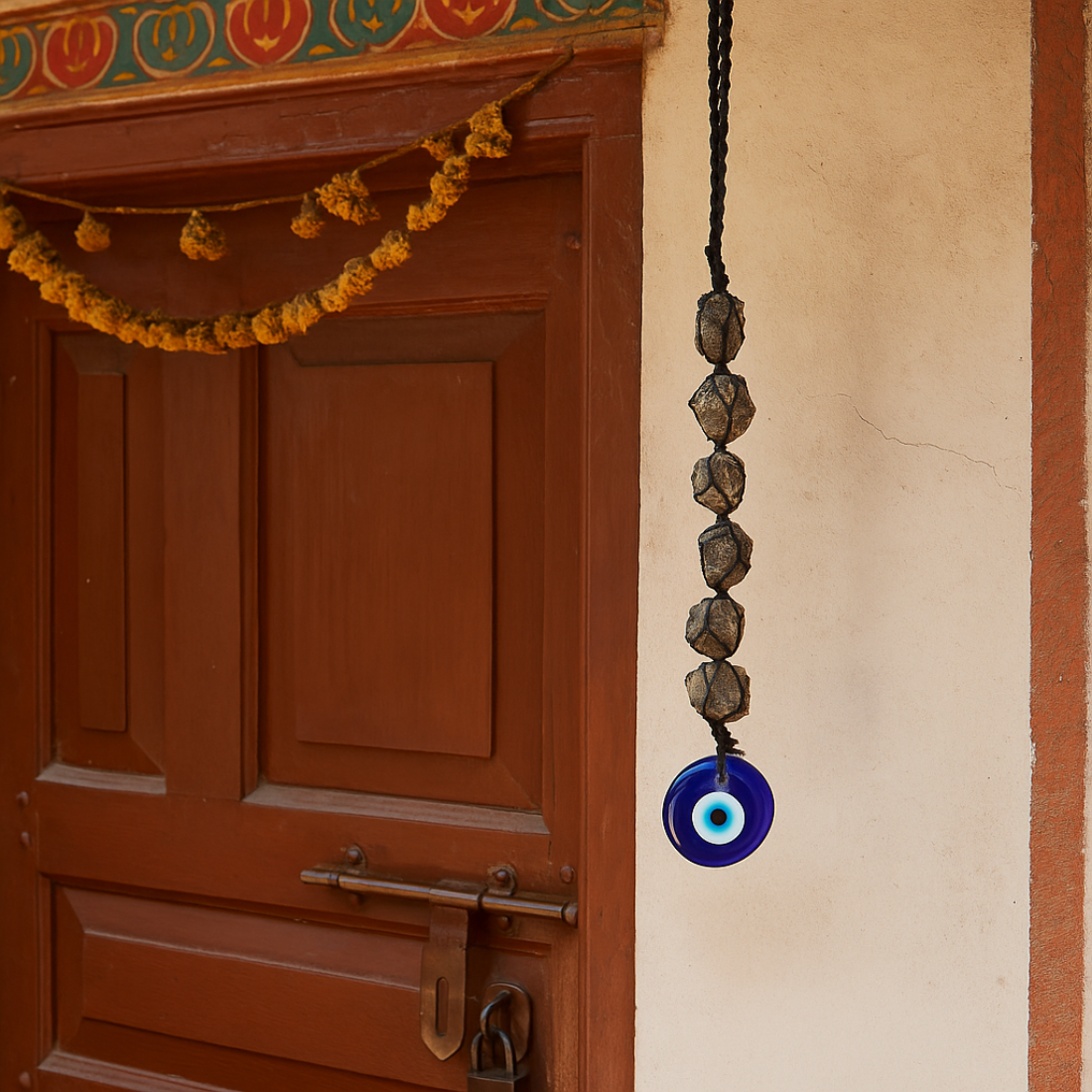 Golden Guardian – Pyrite Evil Eye Hanger