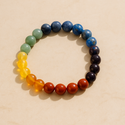 Rainbow Energy – Real 7 Chakra Bracelet