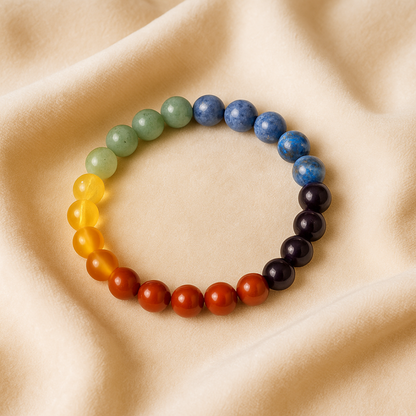 Rainbow Energy – Real 7 Chakra Bracelet