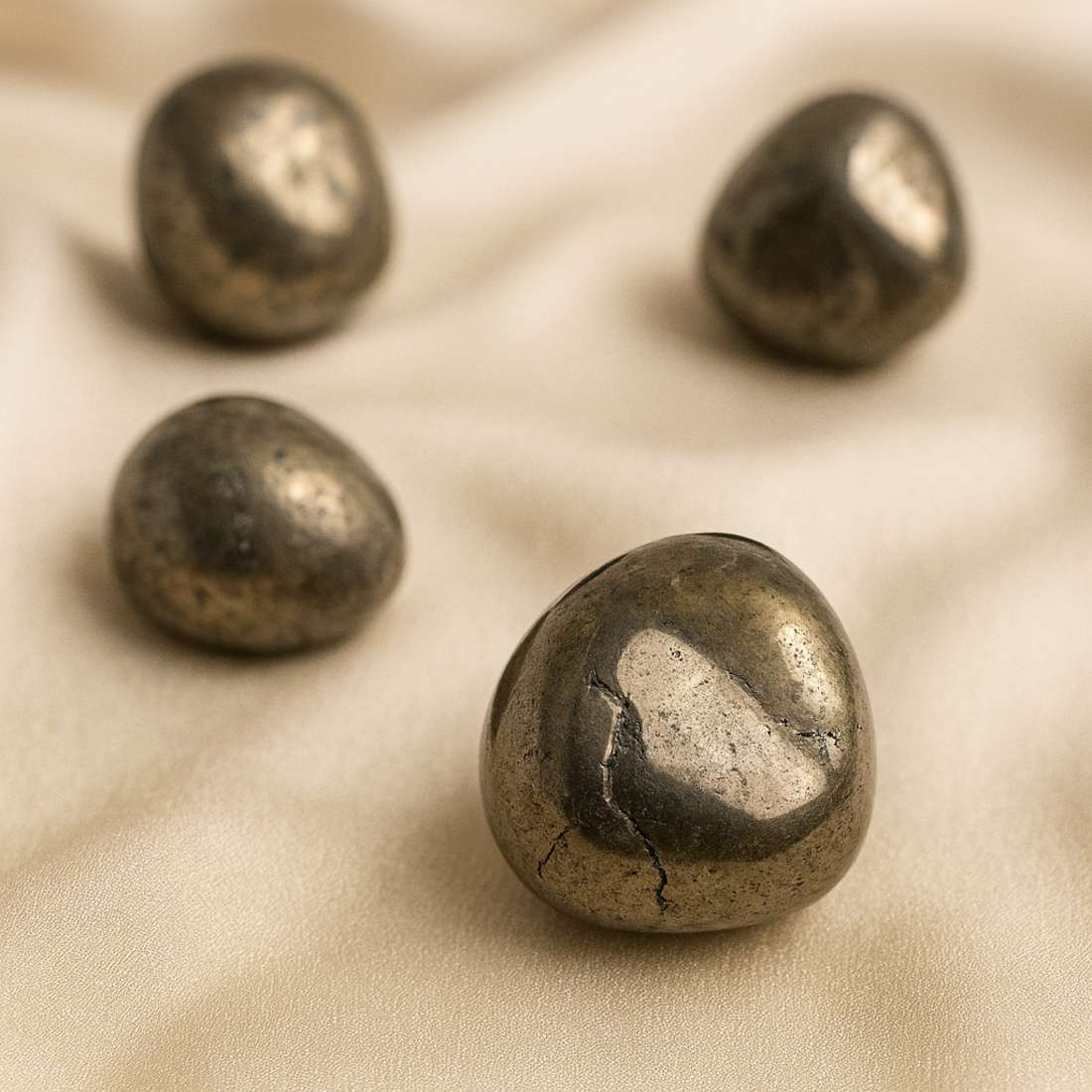 Golden Pyrite Prosperity Tumbles
