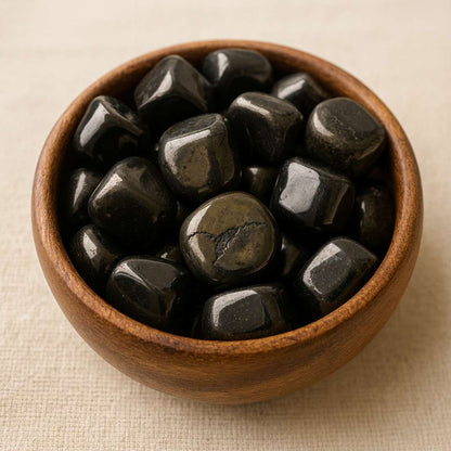 Fearless Shield – Black Tourmaline Protection Tumbles”