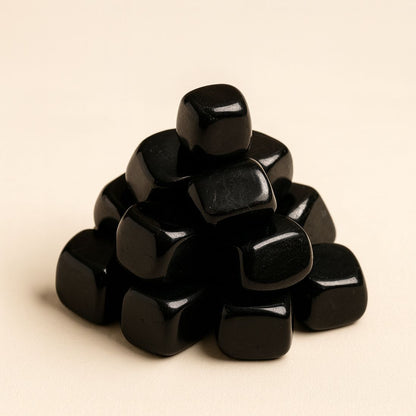 Fearless Shield – Black Tourmaline Protection Tumbles”