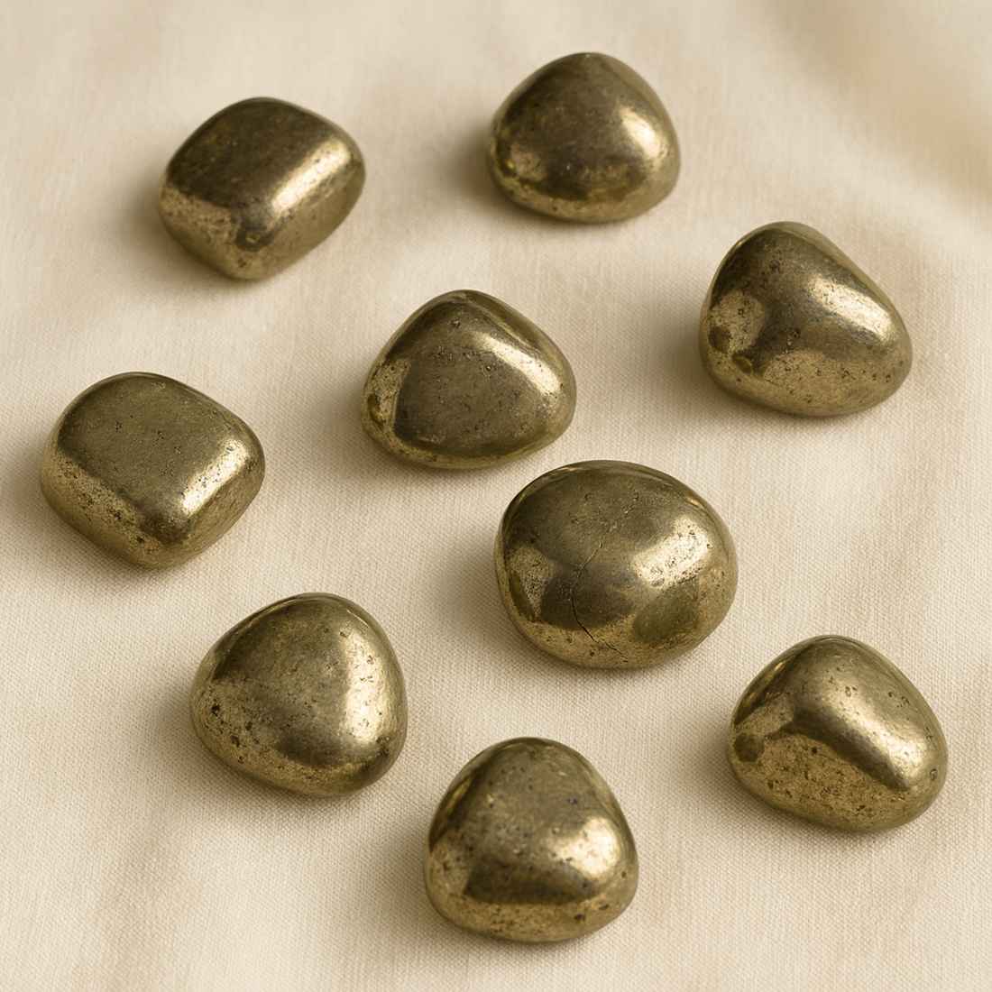 Golden Pyrite Prosperity Tumbles