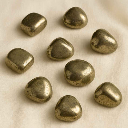 Golden Pyrite Prosperity Tumbles