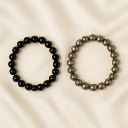 Business Shield – Pyrite × Black Tourmaline