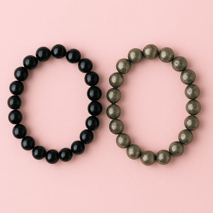 Business Shield – Pyrite × Black Tourmaline