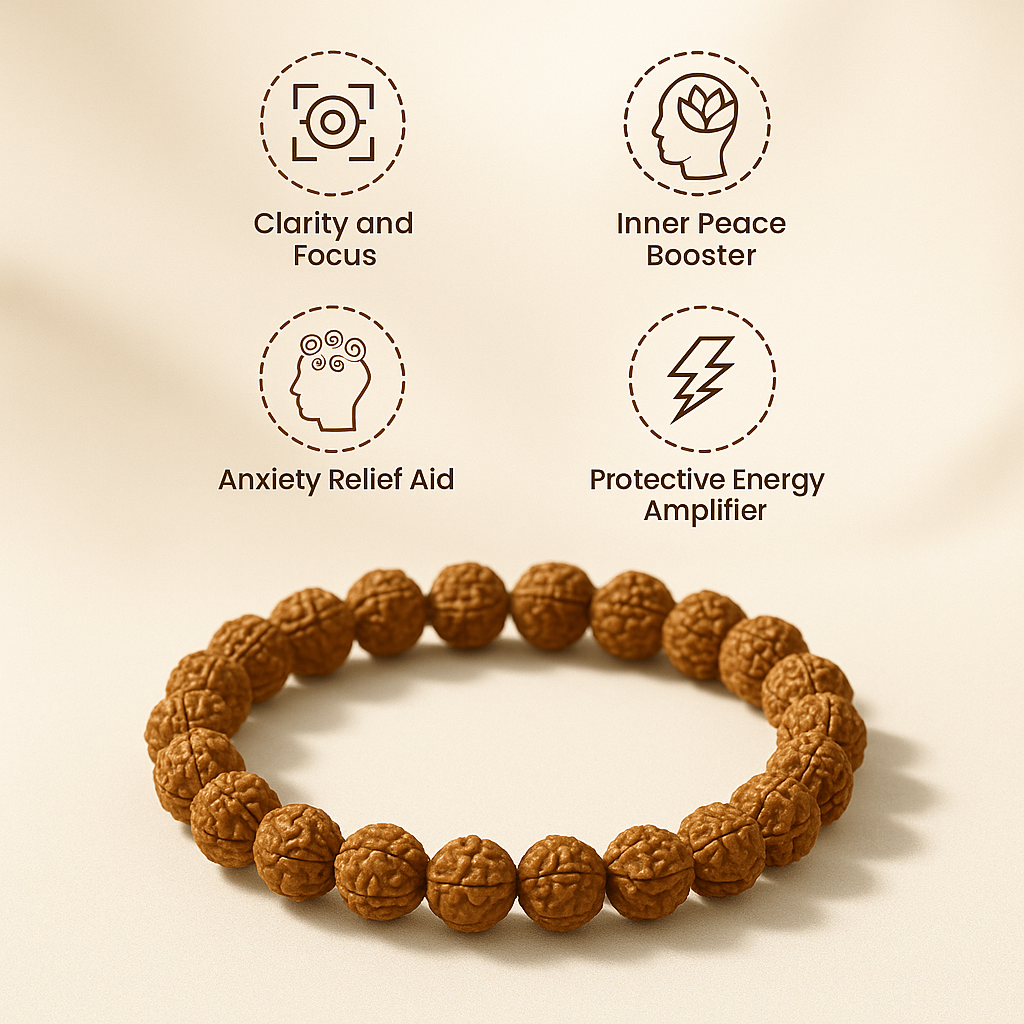 Sacred Harmony – Rudraksh Bracelet