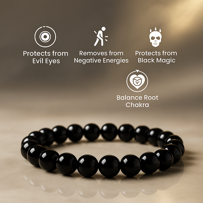 Guardian Shield – Black Tourmaline Bracelet