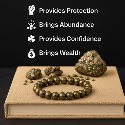 Golden Fortune – Pyrite Stone × Bracelet