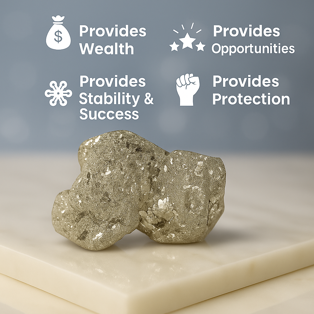 Wealth Magnet – Pyrite Raw Stone