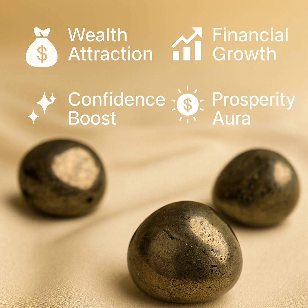 Golden Pyrite Prosperity Tumbles