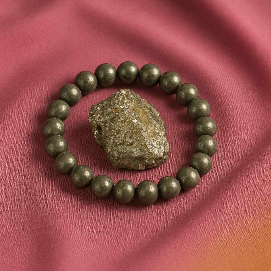 Golden Fortune – Pyrite Stone × Bracelet