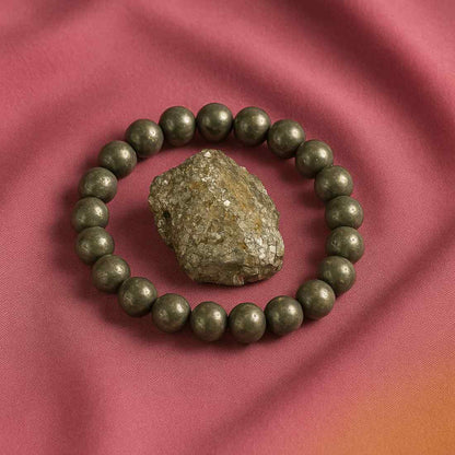 Golden Fortune – Pyrite Stone × Bracelet