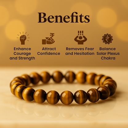 Courage Stone – Tiger Eye Bracelet
