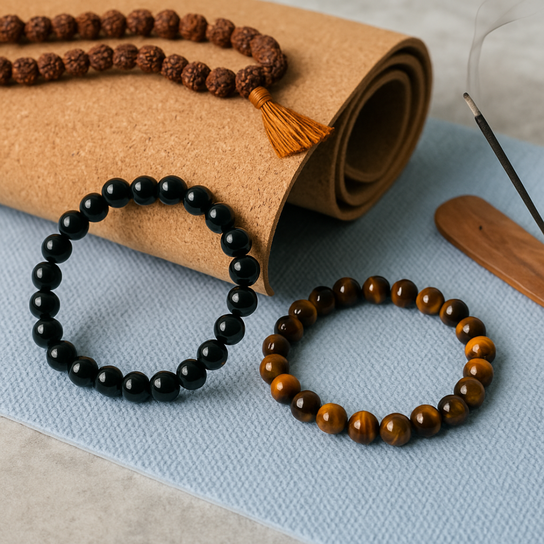 Fearless Shield – Black Tourmaline × Tiger Eye