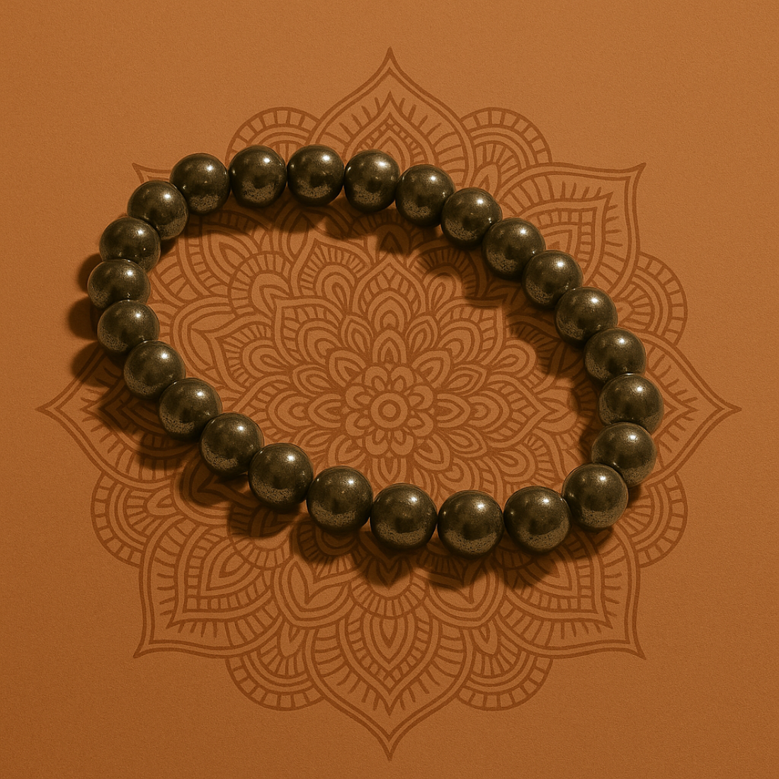 Golden Shield – Pyrite Bracelet