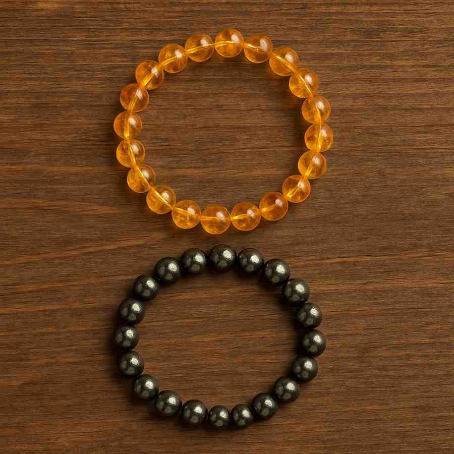 Prosperity Magnet – Pyrite × Citrine”