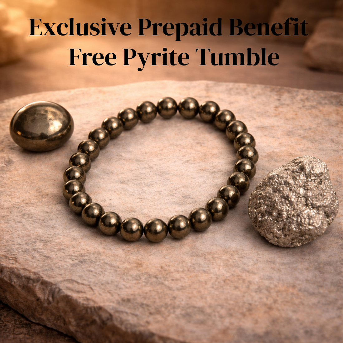 Golden Fortune – Pyrite Stone × Bracelet
