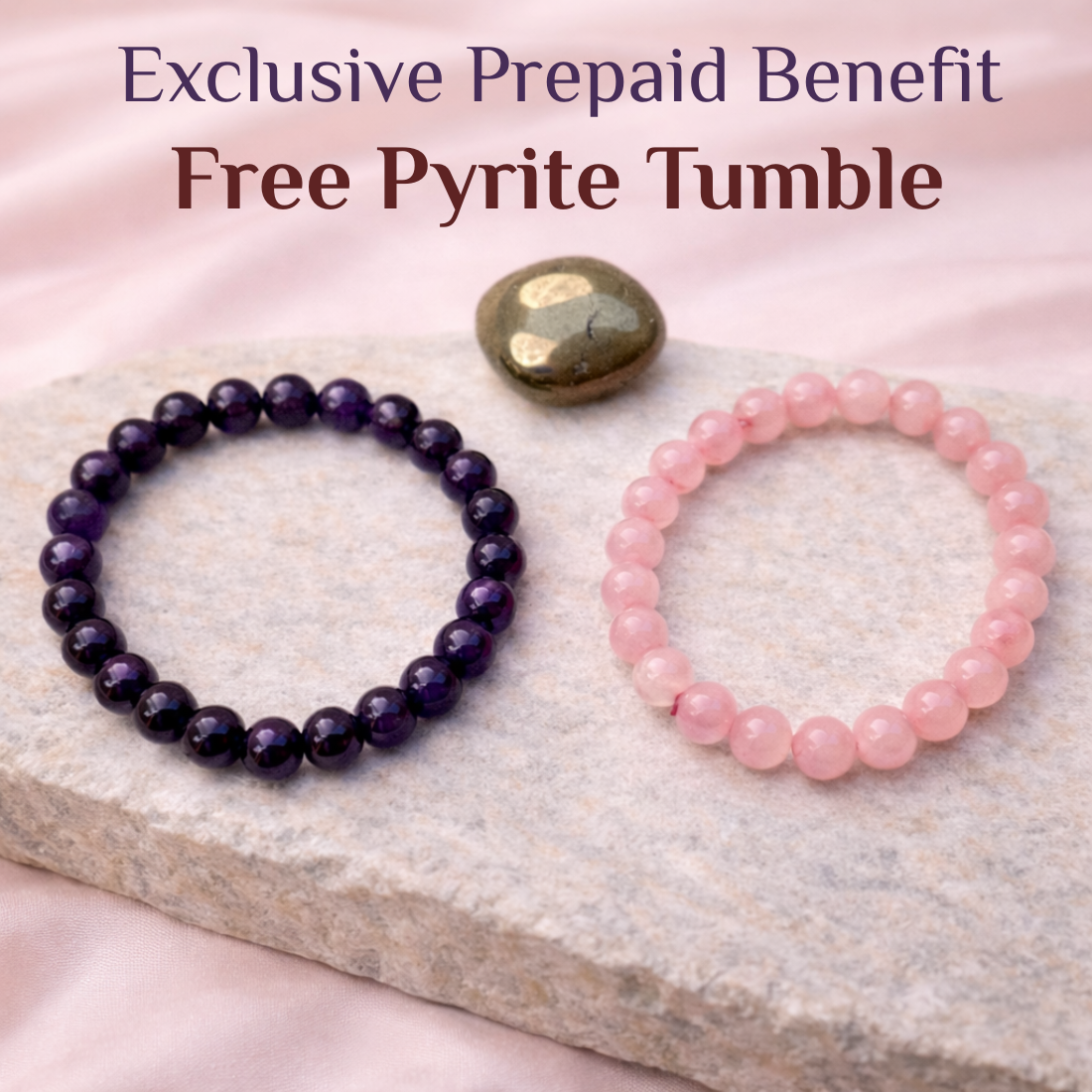 Heart & Harmony – Rose Quartz × Amethyst