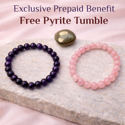 Heart & Harmony – Rose Quartz × Amethyst